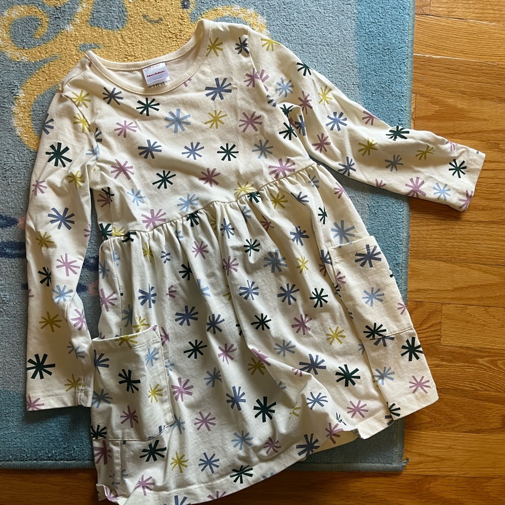 Rainbow snowflake Hanna Andersson twirly dress